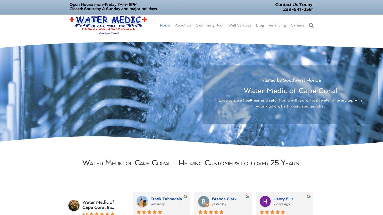 Screenshot from https://watermedic.com