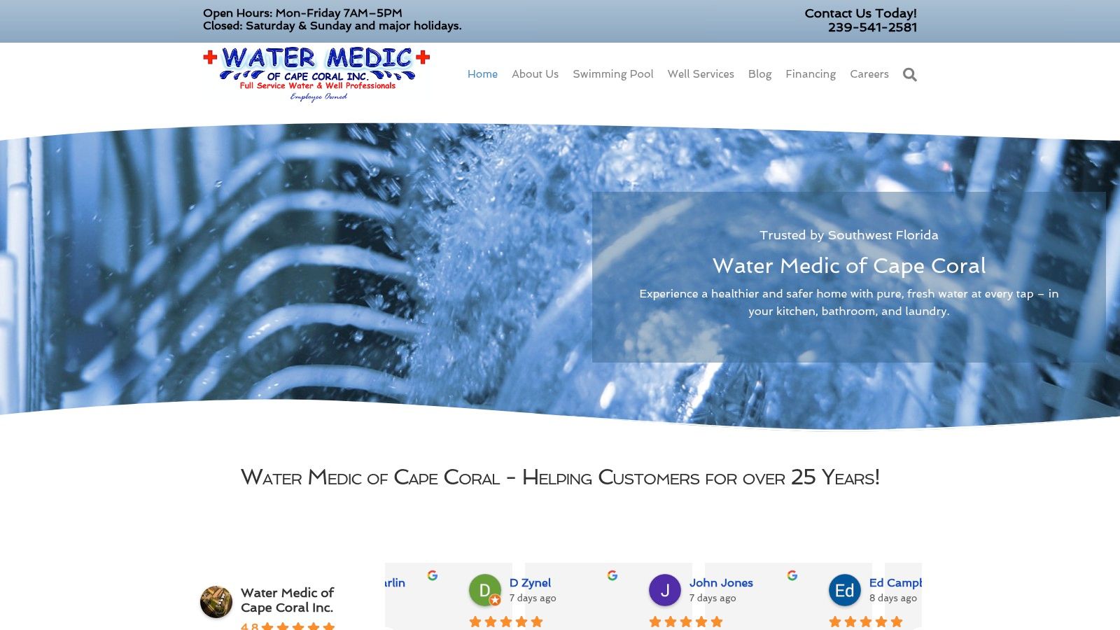 Screenshot from https://watermedic.com