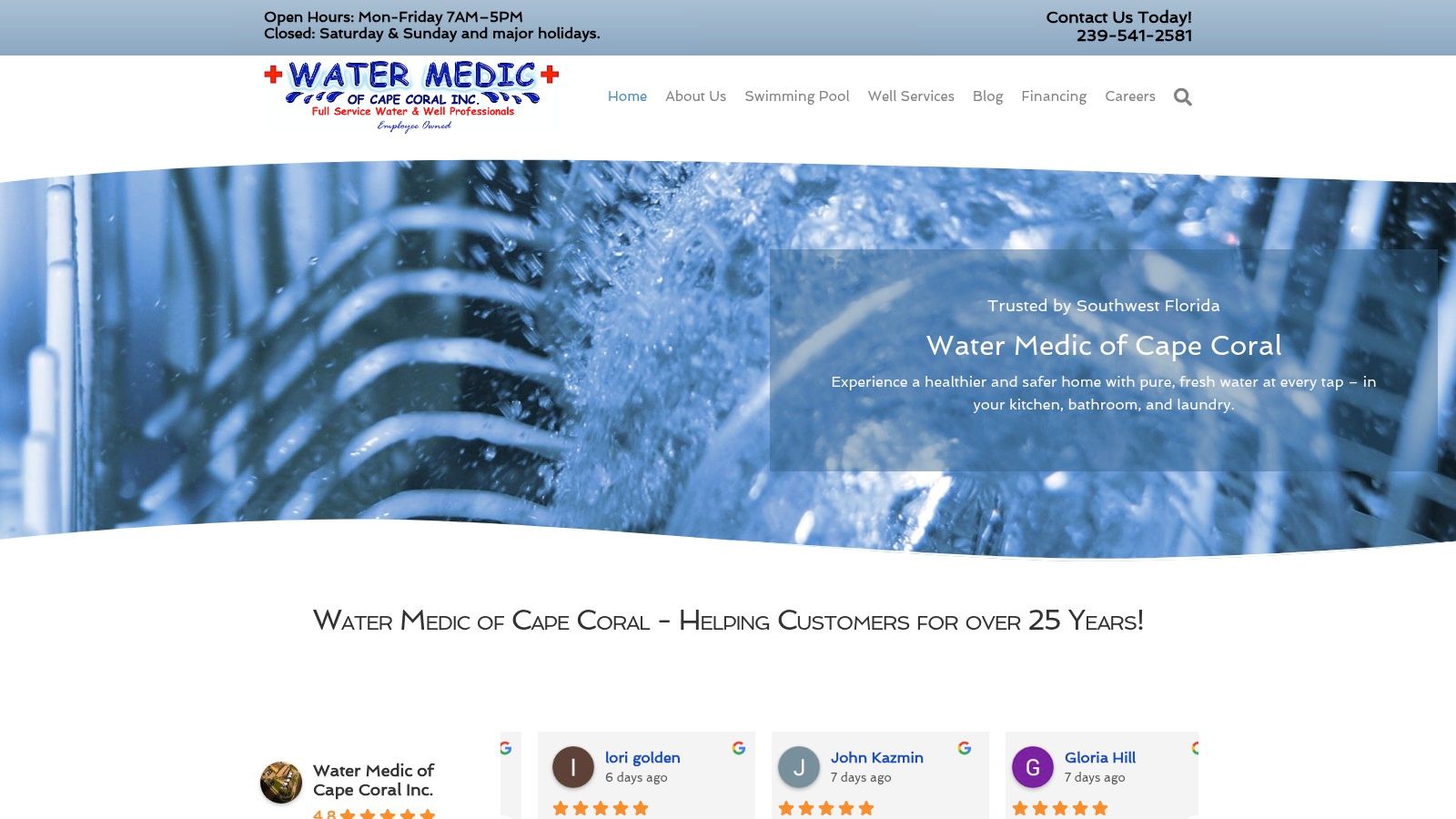 Screenshot from https://watermedic.com