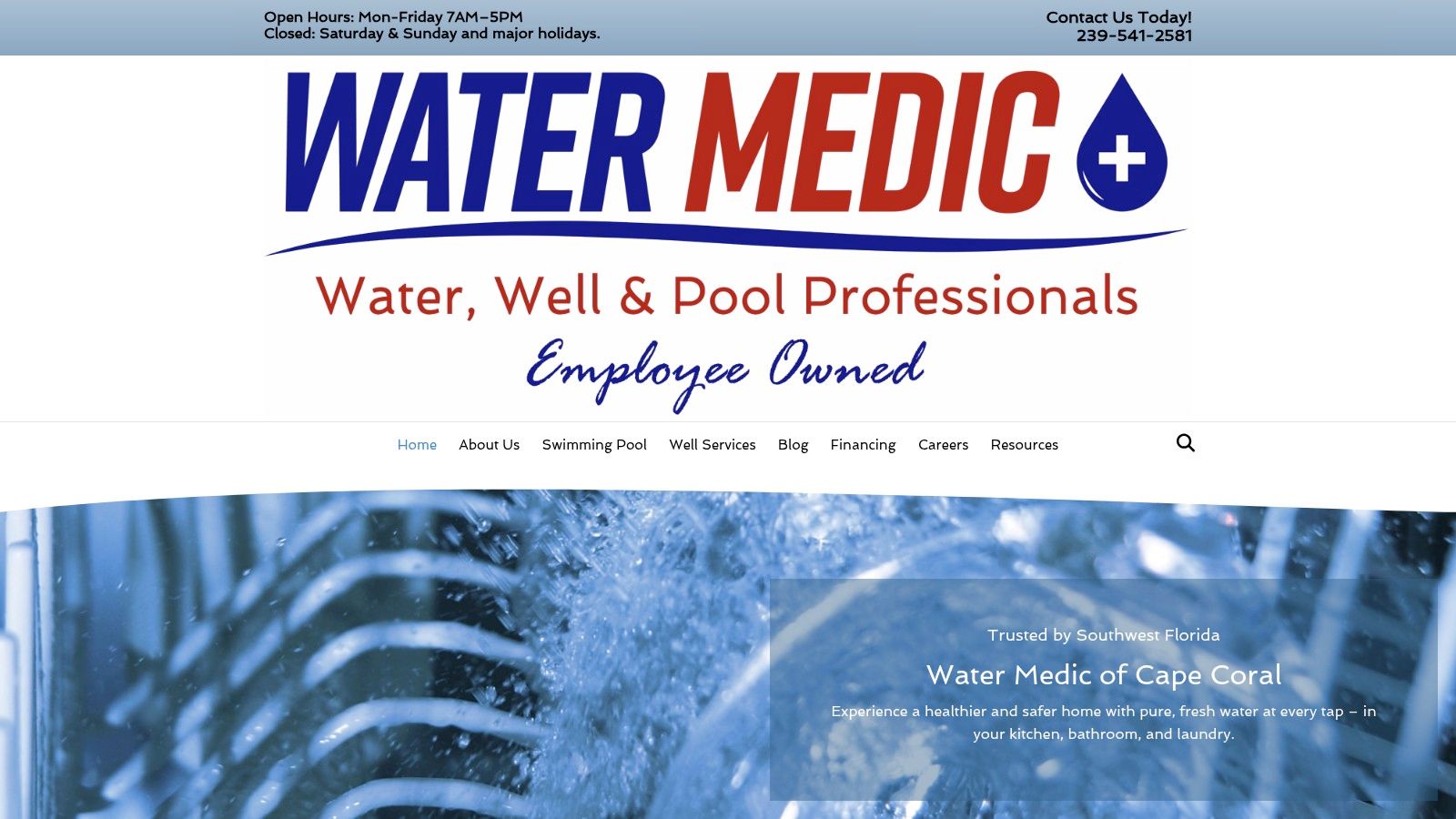 Screenshot from https://watermedic.com