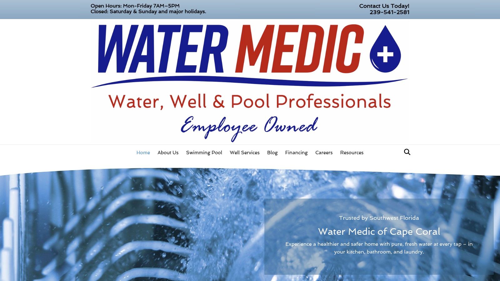 Screenshot from https://watermedic.com